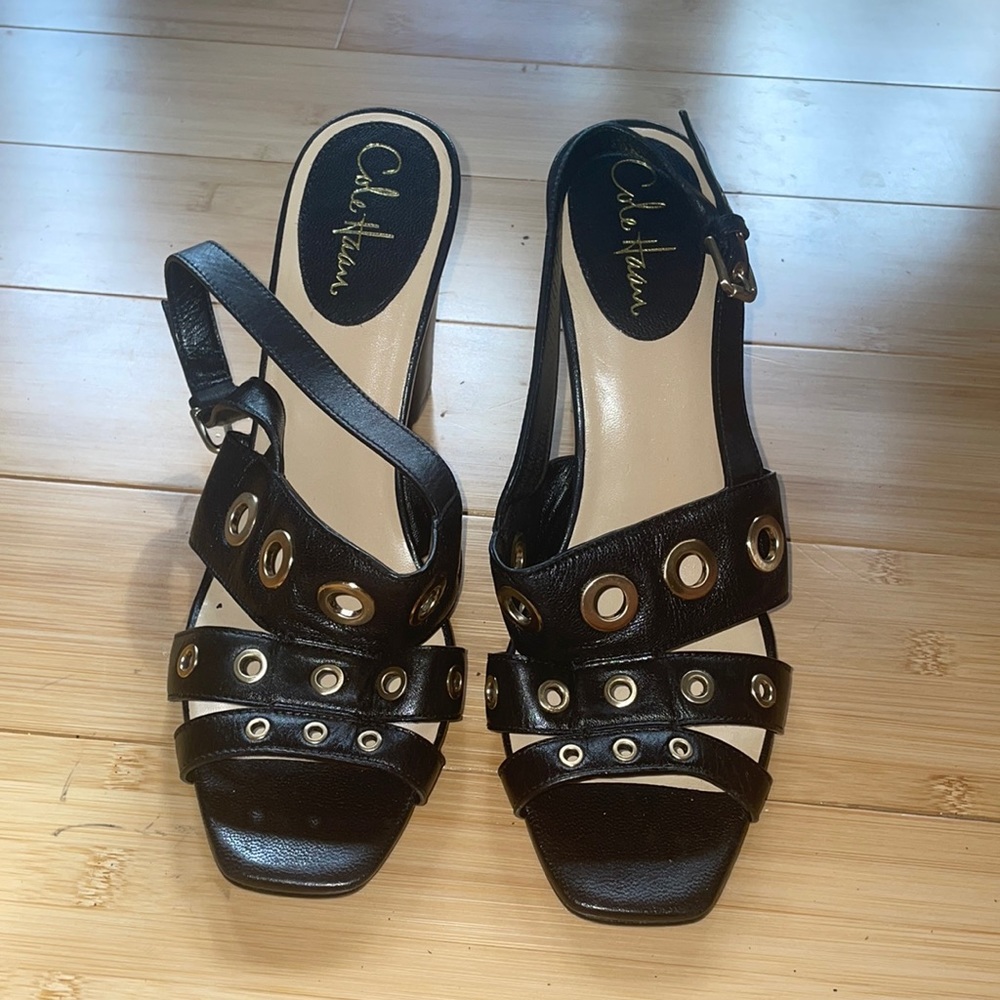 Cole Haan Open Toe Heels Sz 9.5